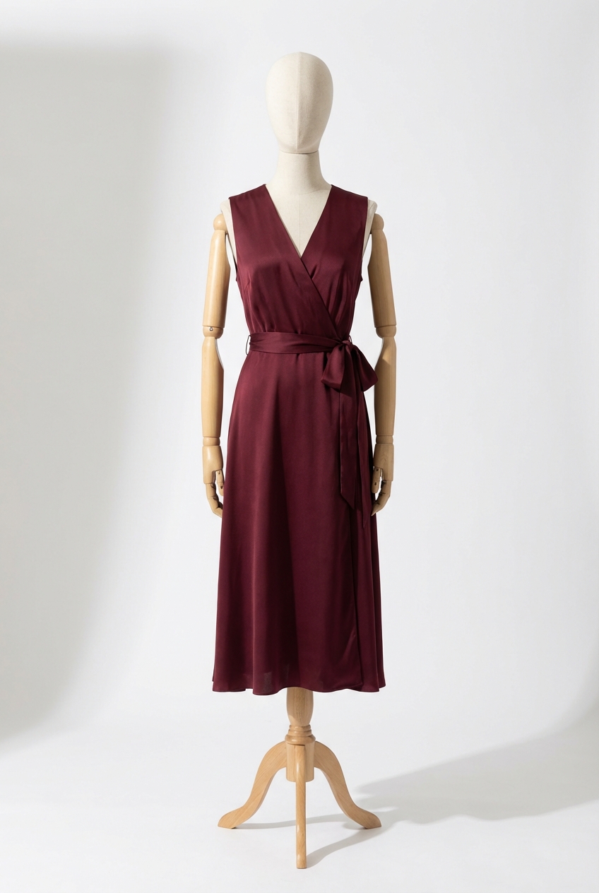 Portrait d'une femme élégante portant une création Maison Elegance